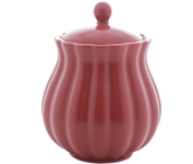 Açucareiro de Porcelana Pétala Vermelho Matt 10,5cm x 8,5 cm – Wolff na Amazon