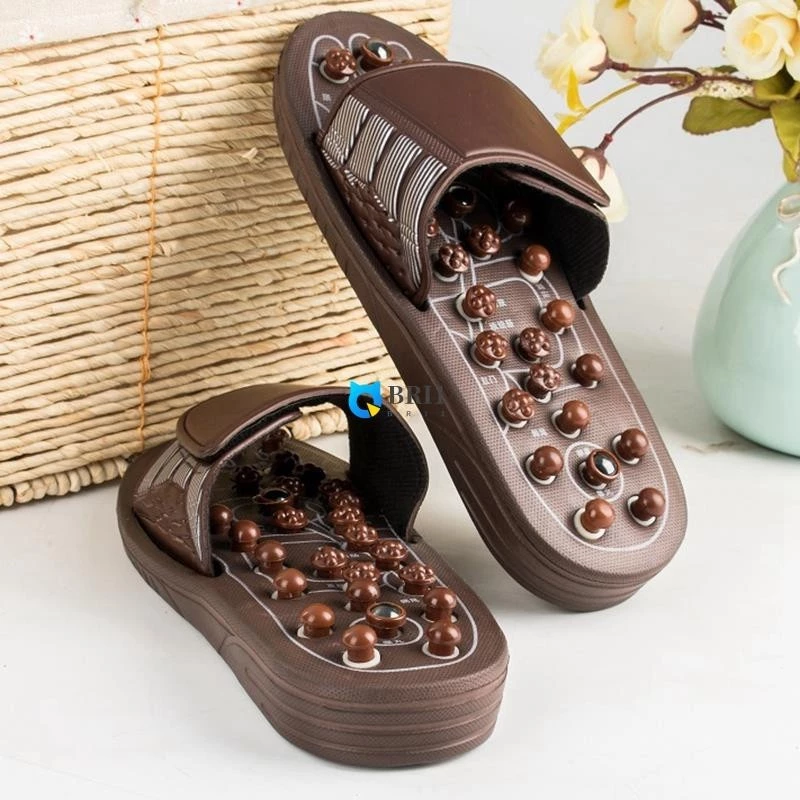 Acupressão Massageador De Pés Sapatos Reflexologia Sandálias Alívio Plantar Fascite Artrite Para Homens Mulheres na Shopee