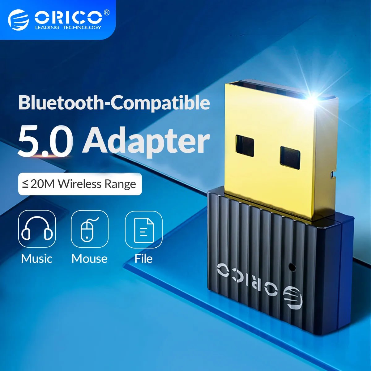 Adaptador Orico Bluetooth 5.0 Cupom na Aliexpress