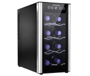 Adega ACB08 Electrolux 8 garrafas 1 Porta Preta Acabamento em Alumínio – Bivolt na Amazon