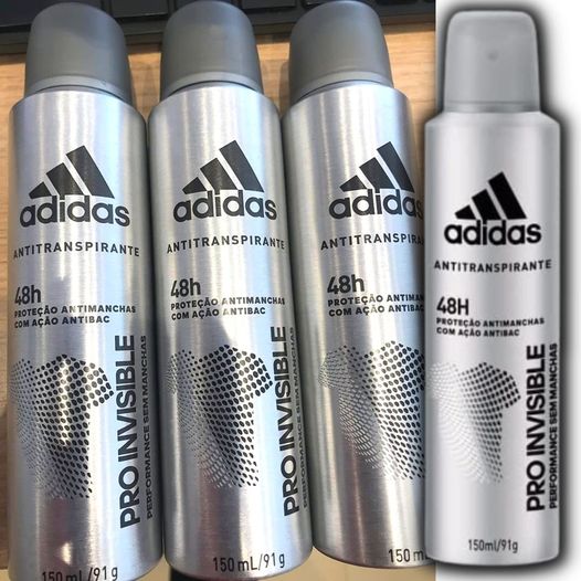 Adidas Pro Invisible – Desodorante Masculino, 150Ml, 1 Unidade na Amazon