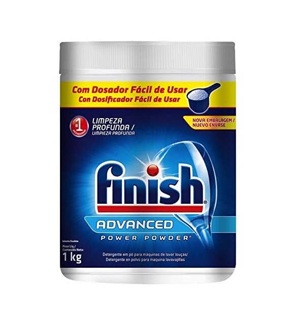 Advanced Detergente Em Pó Para Lava Louças 1Kg, Finish na Amazon