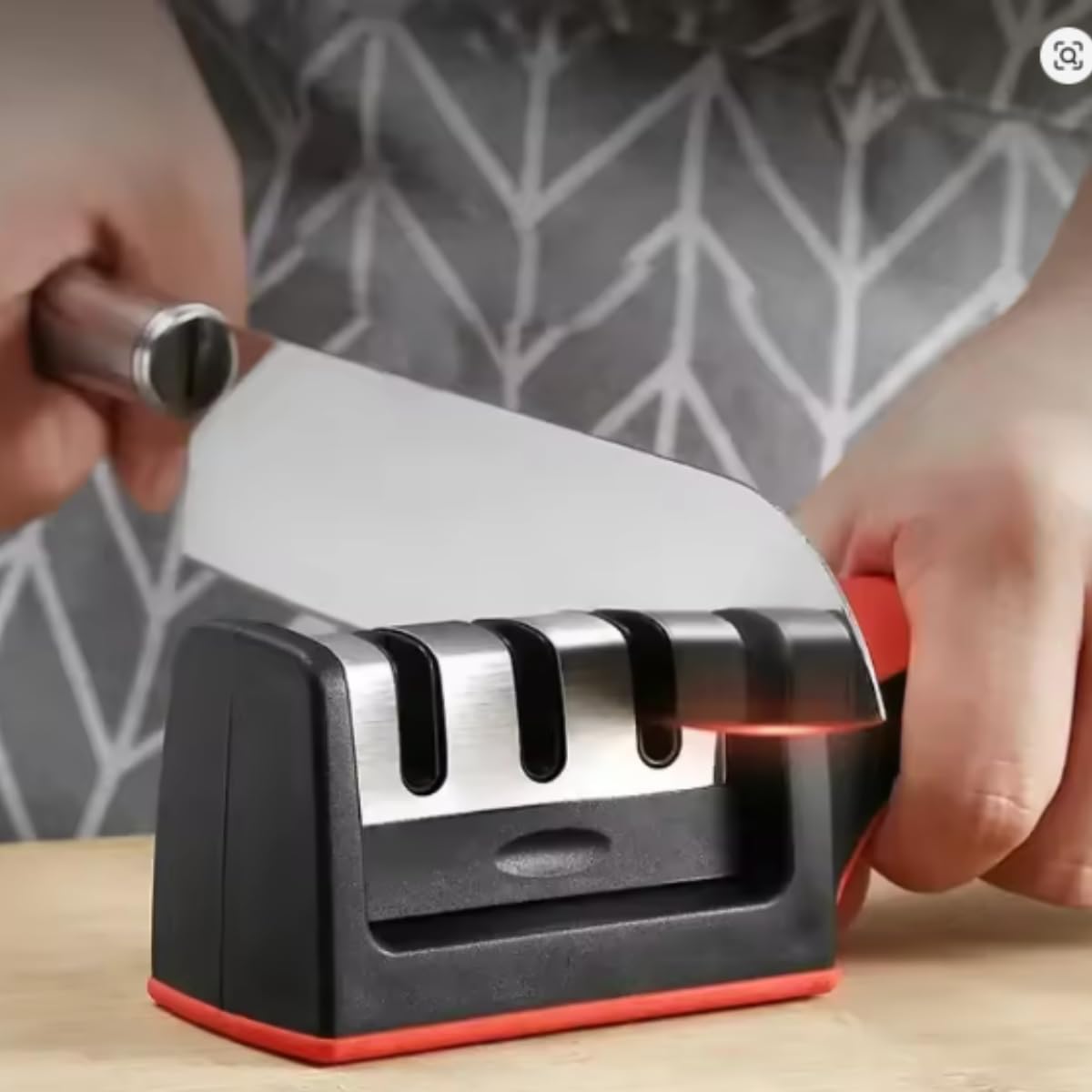 Afiador Amolador de Facas 3 em 1 Profissional Manual Aço Cabo Ergonômico Base Antiderrapante Uso Diário Corte Rápido e Preciso Premium na Amazon