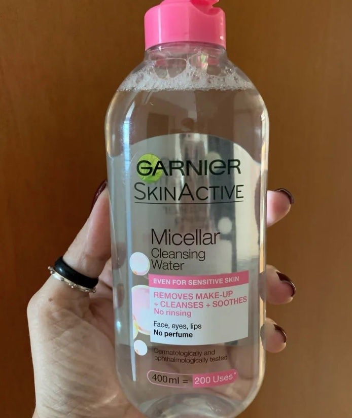 Água Micelar Garnier SkinActive Limpeza Facial Tudo em 1, 400ml na Amazon