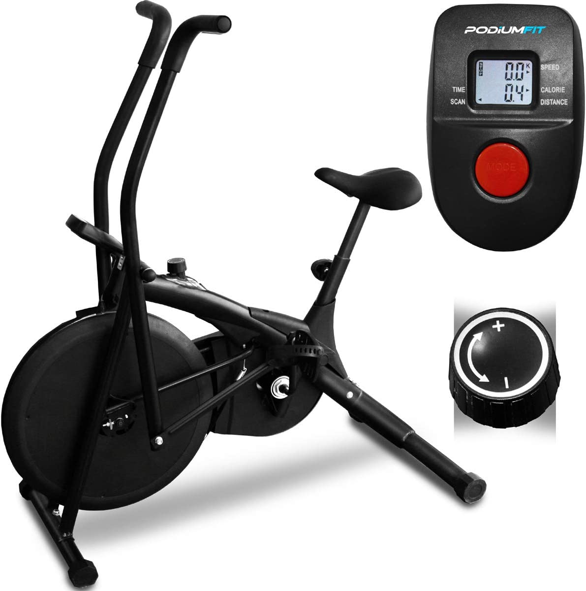 Air Bike Podiumfit Ab100 – Bicicleta Ergométrica Silenciosa na Amazon