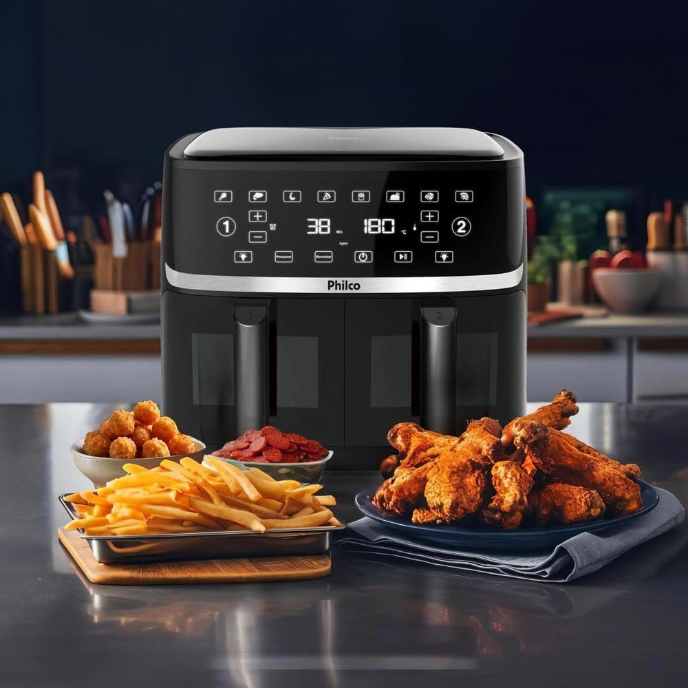 Air Fryer Philco 10L Cesto Duplo 2000W PAF10A na Amazon
