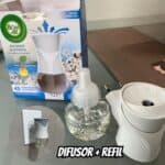 Air Wick Difusor Elétrico Bom Ar Lirio Branco E Algodão Aparelho + Refil 16Ml Azul na Amazon