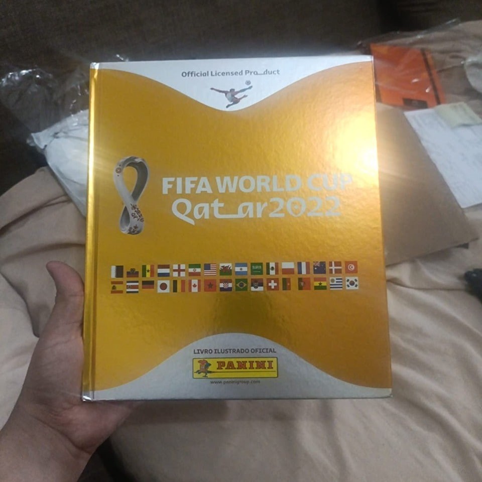 Álbum de Figurinhas Capa Dura OuroCopa do Mundo Qatar 2022 Panini na Magazine Luiza