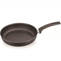 Alumínio Fortaleza 138420 Frigideira Reta Alta 20 S/Tpa, Preto na Amazon