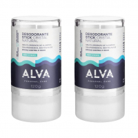 Alva Naturkosmetik Desodorante Stick Kristall Sensitive -120g, Incolor na Amazon