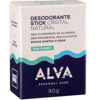 Alva Personal Care Desodorante Cristal Natural 90G Refil - Alva na Amazon