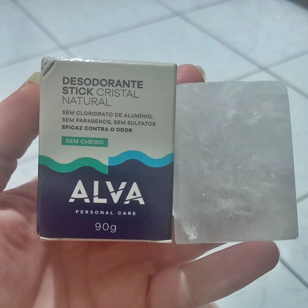 Alva Personal Care Desodorante Cristal Natural 90G Refil na Amazon