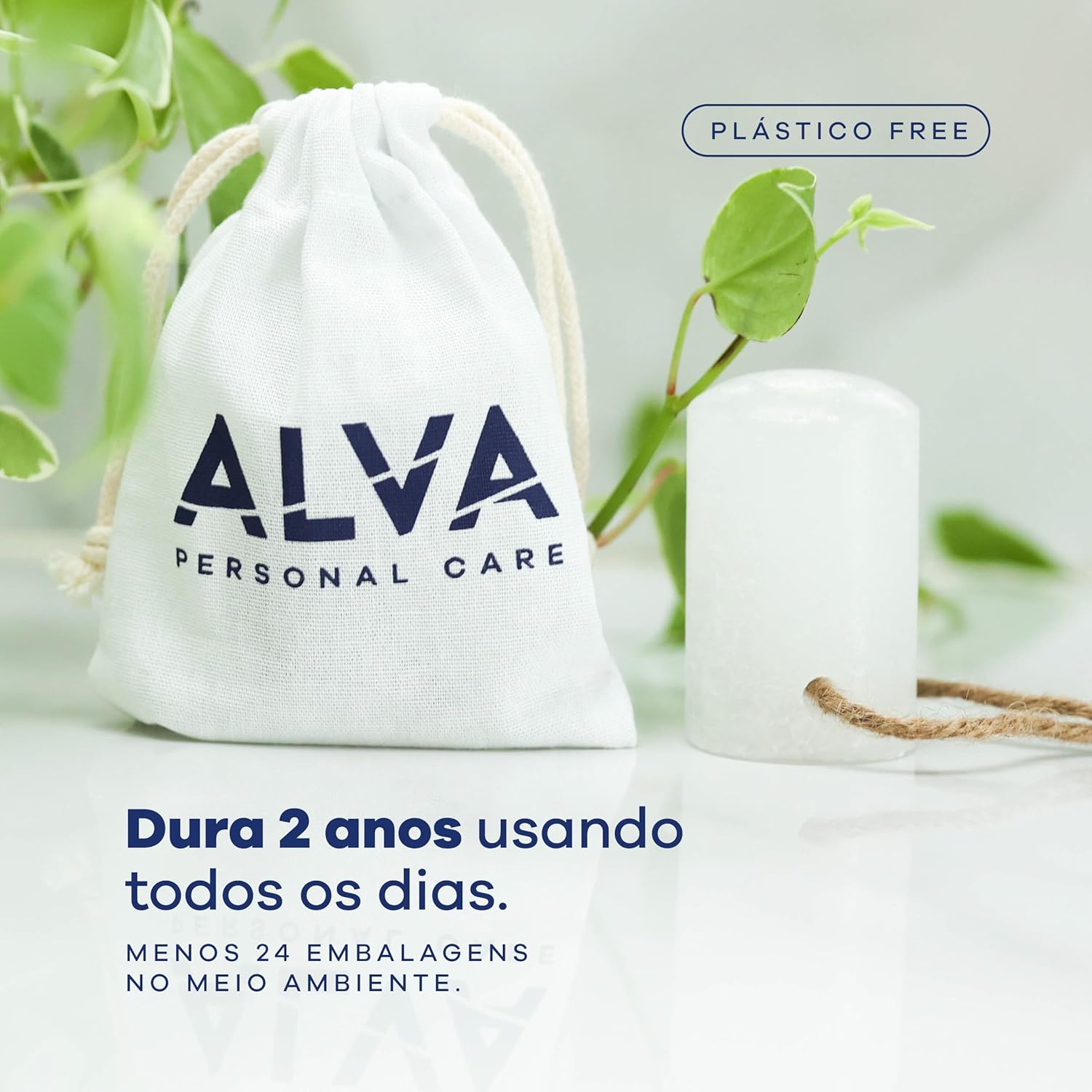 Alva Personal Care Desodorante Stick Cristal Sem Embalagem Alva – 120G na Amazon