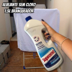 Alvejante sem Cloro 1.5L Branqueador/Roupas Brancas, Suprema na Amazon