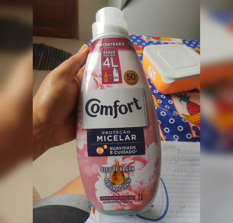 Amaciante Concentrado Comfort Proteção Micelar 1 LT, Comfort, 1 L na Amazon