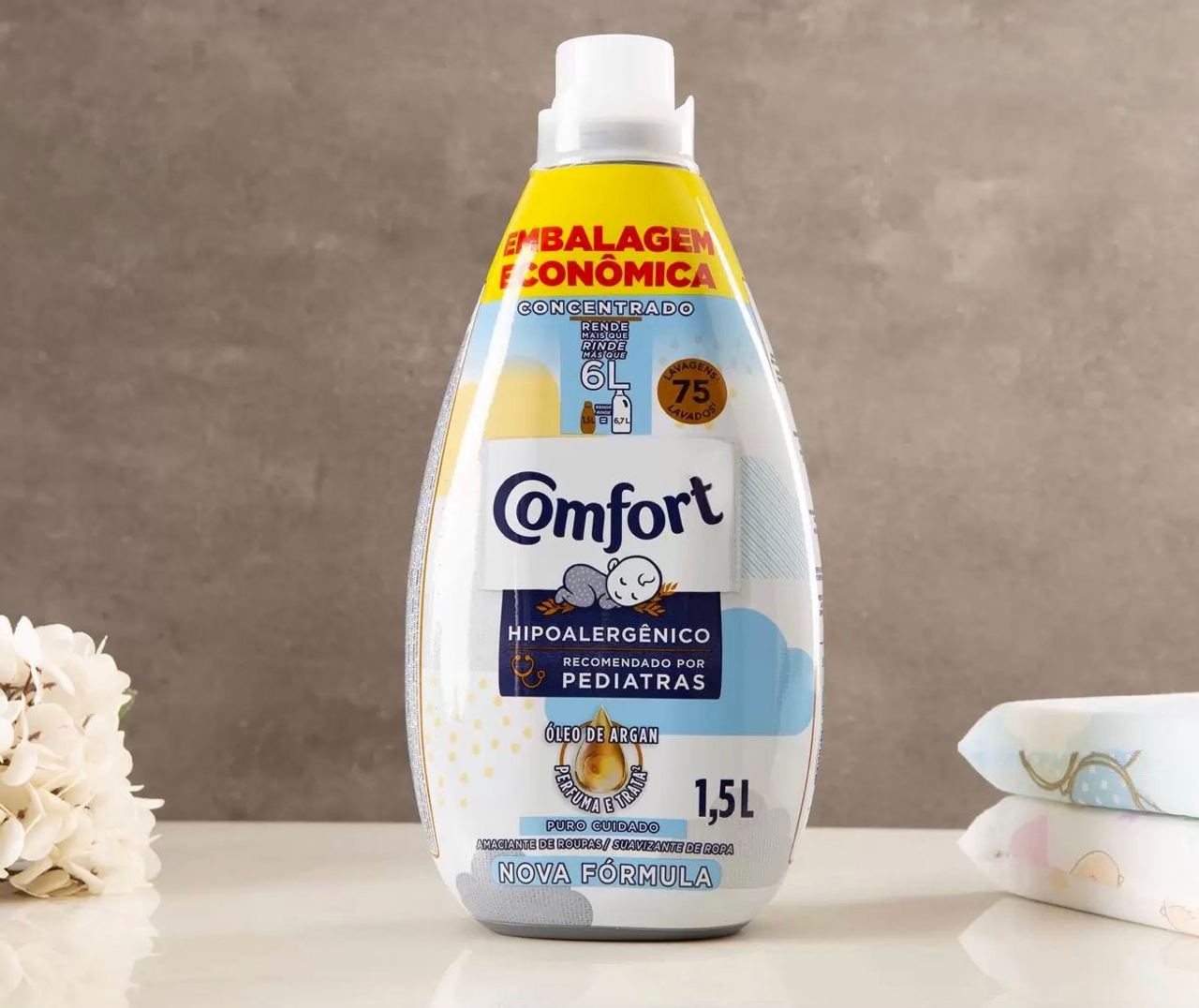 Amaciante Concentrado Comfort Puro Cuidado 1,5L na Magazine Luiza