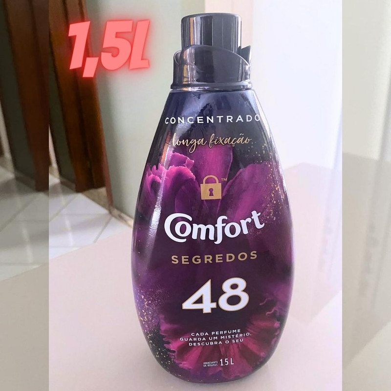 Amaciante Concentrado Comfort Segredos 48 1,5l na Amazon
