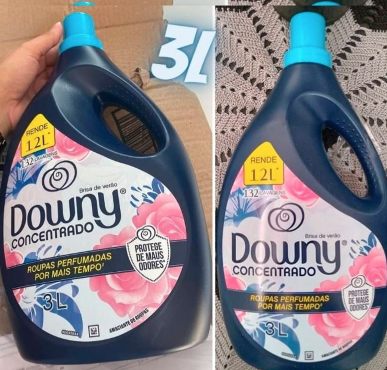 Amaciante Downy Concentrado Brisa de Verão 3L na Amazon