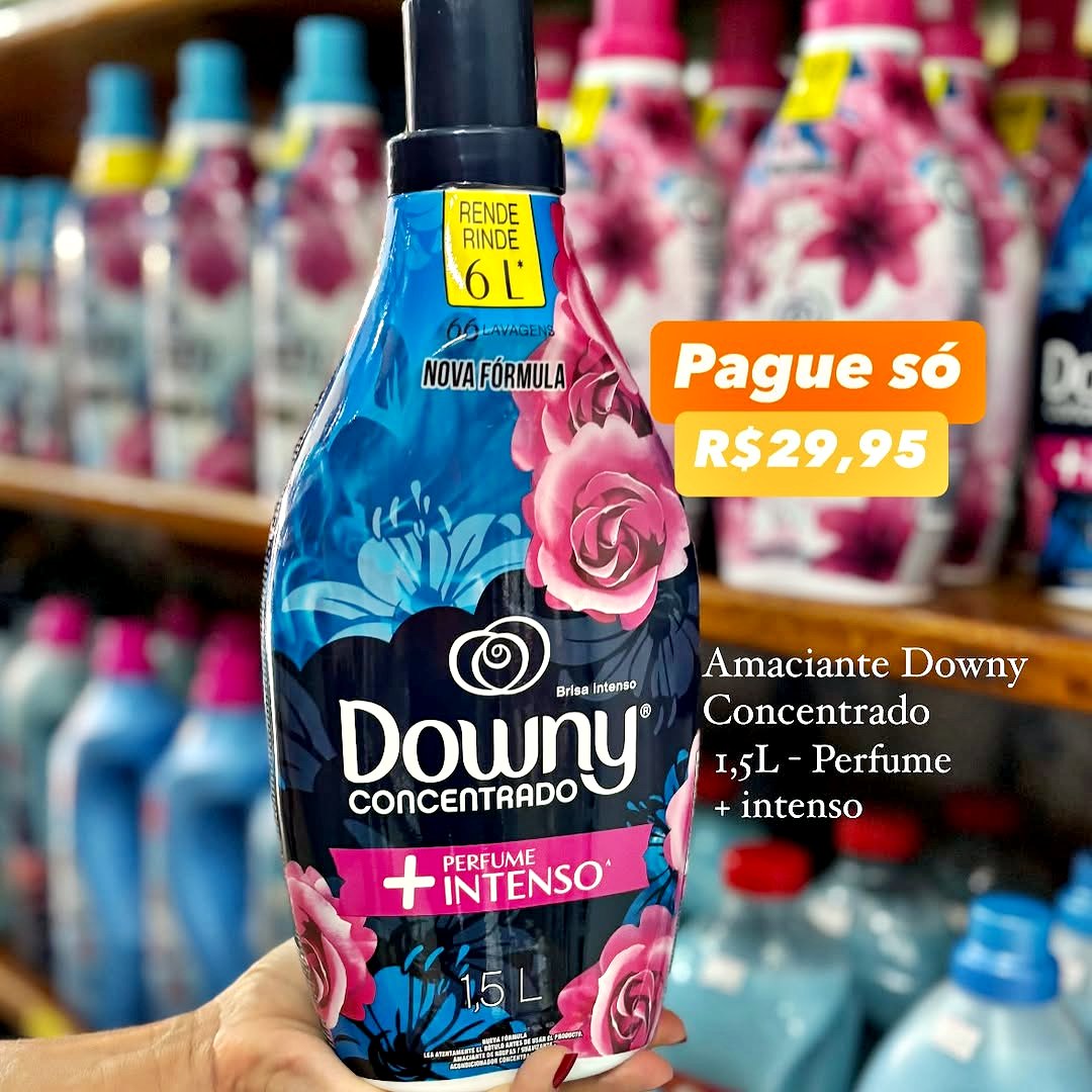 Amaciante Downy Concentrado Brisa Intenso 1,5L na Amazon