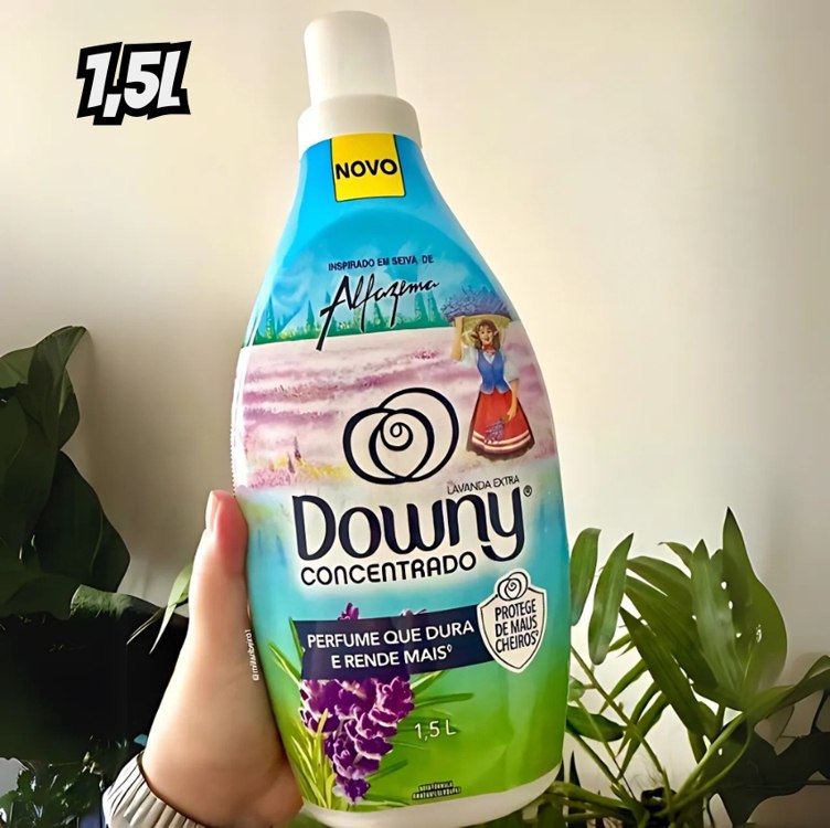 Amaciante Downy Concentrado Seiva de Alfazema com perfume que dura por mais tempo* e proteção contra maus odores° 1,5L na Amazon