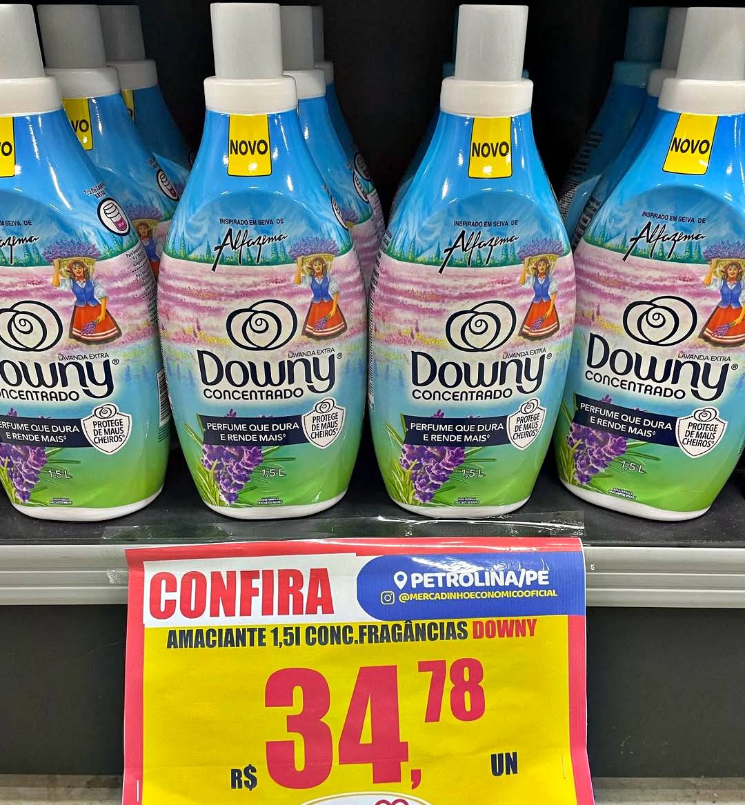 Amaciante Downy Concentrado Seiva de Alfazema com perfume que dura por mais tempo* e proteção contra maus odores° 1,5L na Amazon