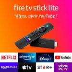 Amazon Fire TV Stick Lite (2ª Geração) Full HD, com Controle Remoto por Voz com Alexa, Preto – B091G767YB na Magazine Luiza