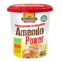 Amendopower Pasta De Amendoim Integral Zero 500G na Amazon