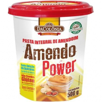 Amendopower Pasta De Amendoim Integral Zero 500G na Amazon
