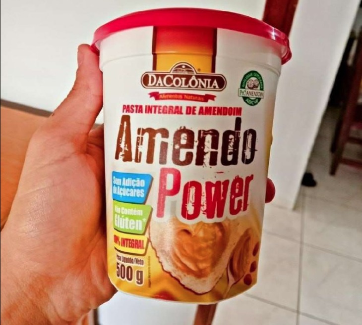 Amendopower Pasta De Amendoim Integral Zero 500G na Amazon