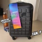 American Tourister Mala de Viagem Cirrus Light Preta Pequena na Amazon