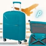 American Tourister Mala de Viagem Starvibe Azul Pequena Expansível na Amazon