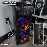 Amvox Caixa de Som Amplificada ACA 1000 New X SFM – 1000W RMS na Amazon