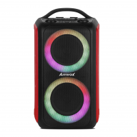 Amvox Caixa De Som Amplificada ACA 600 Bagvox Red - 600W RMS, Bluetooth, Equalizador, USB, Bateria Recarregável na Amazon