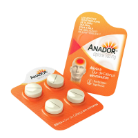 Anador 500mg 4 Comprimidos na Pague Menos