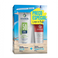 Anasol Conjunto Fps 50 Facial 60G + Fps 50 Corpo 200G na Amazon
