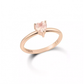 Anel Life Unique Liga Rosé Quartzo Rosa na Vivara