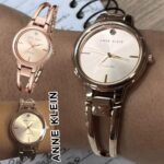 Anne Klein Relógio feminino genuíno com mostrador de diamante na Amazon