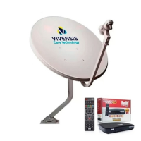 Antena Parabólica Digital+receptor Bedin Sat Hd Full Hd na Leroy Merlin