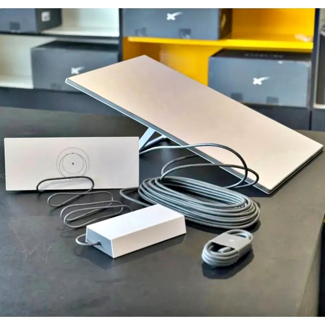 Antena Starlink Internet via Satélite Standard Kit V4 na Amazon