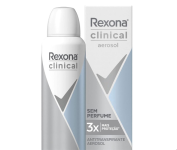 Antitranspirante Aerosol Rexona Clinical Sem perfume 150ml na Amazon