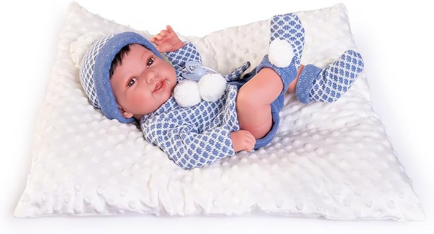 Antonio Juan – Boneca RN Pipo com Pompons e Almofada Algodão na Amazon
