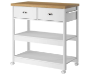 Aparador Carrinho Chá Ditália – 2 Gavetas na Amazon