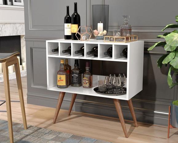 Aparador com Adega Lorenzo Retrô pés Palito – Comprar Móveis Em Casa na Magazine Luiza