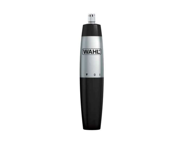 Aparador de Pelos Nasal Wahl Clipper Trimmer Prata à Pilha 5642-100 – Preto na Casas Bahia