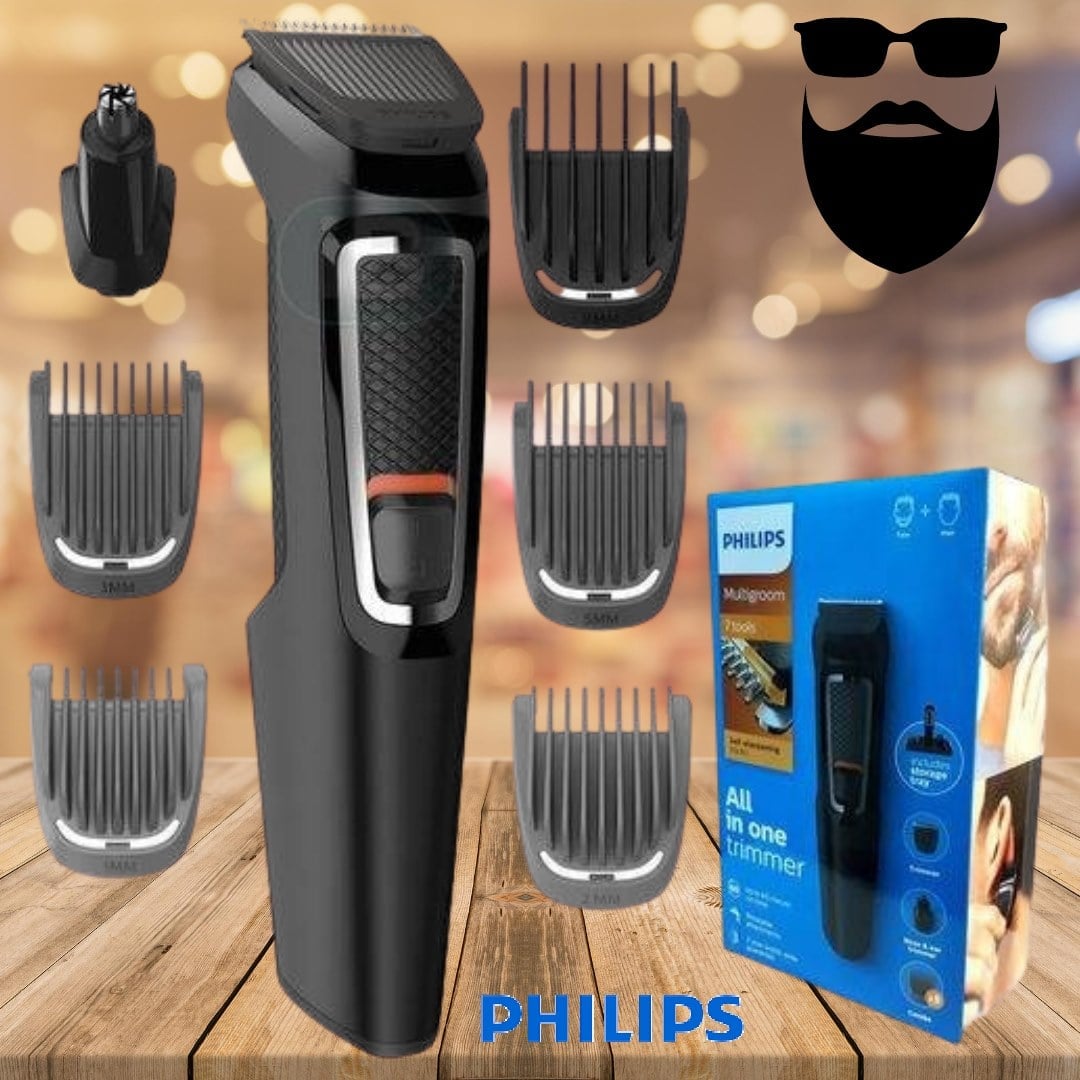 Aparador de Pelos Philips Multigroom 3000 – Bivolt – Preto na Zattini