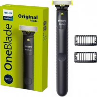 Aparador De Pelos Philips Oneblade Com 2 Pentes À Prova D’água Bivolt QP1424/10 na Carrefour