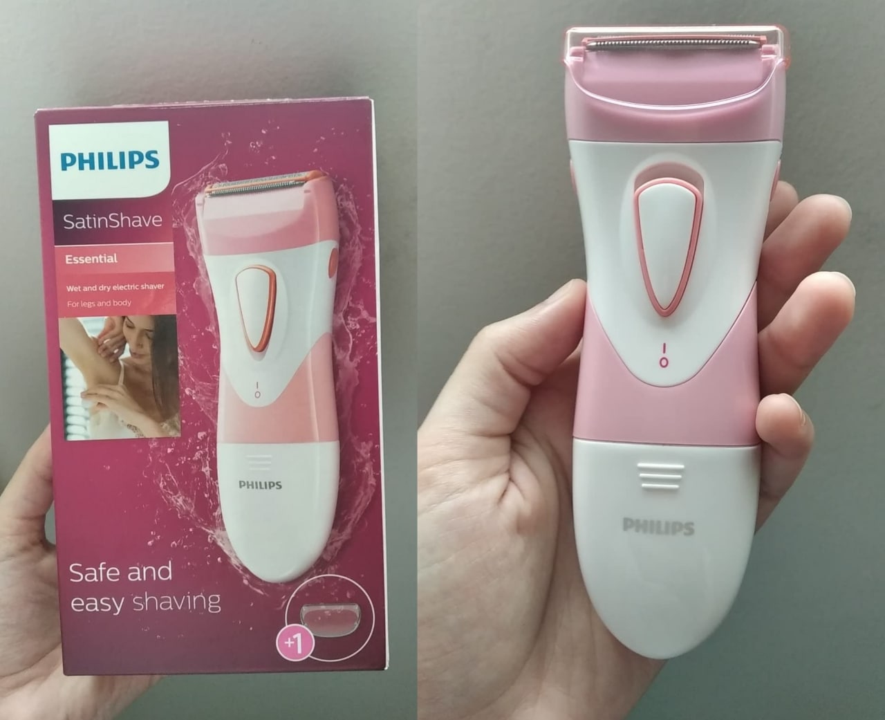 Aparador de Pelos Philips SatinShave Essential – HP6306/00 Feminino 1 Velocidade com Acessórios na Magazine Luiza