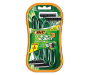 Aparelho De Barbear BIC Comfort 3 Advance Pele Sensível Leve 4 Pague 3 na Amazon