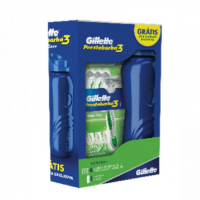 Aparelho De Barbear Gillette Prestobarba 3 Senscare Com 4 Unidades Grátis Garrafa na Pague Menos