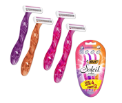 Aparelho De Depilar BIC Soleil Rosa Roxo E Laranja Leve 4 Pague 3 – na Amazon